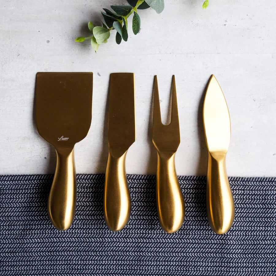 Elegant Cheese Knives - Gold