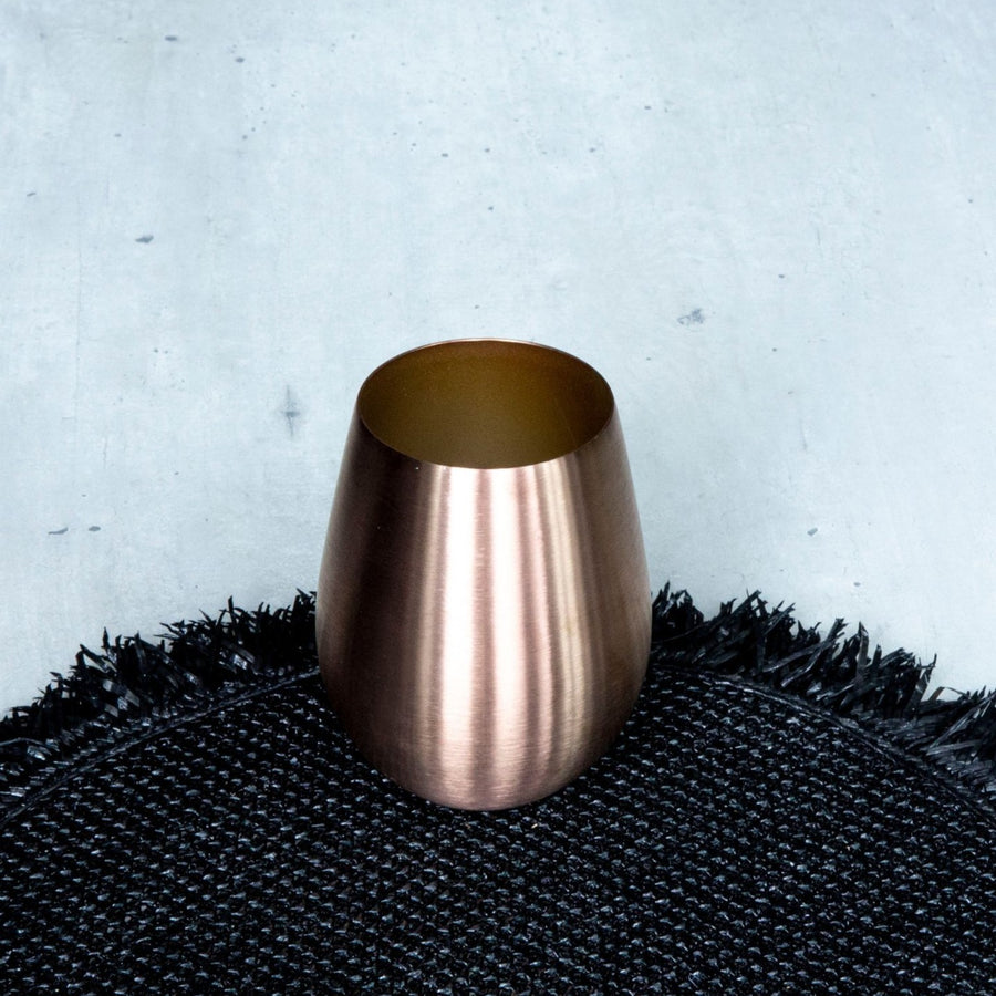 Lusso Stainless Steel Cups - Rose Gold