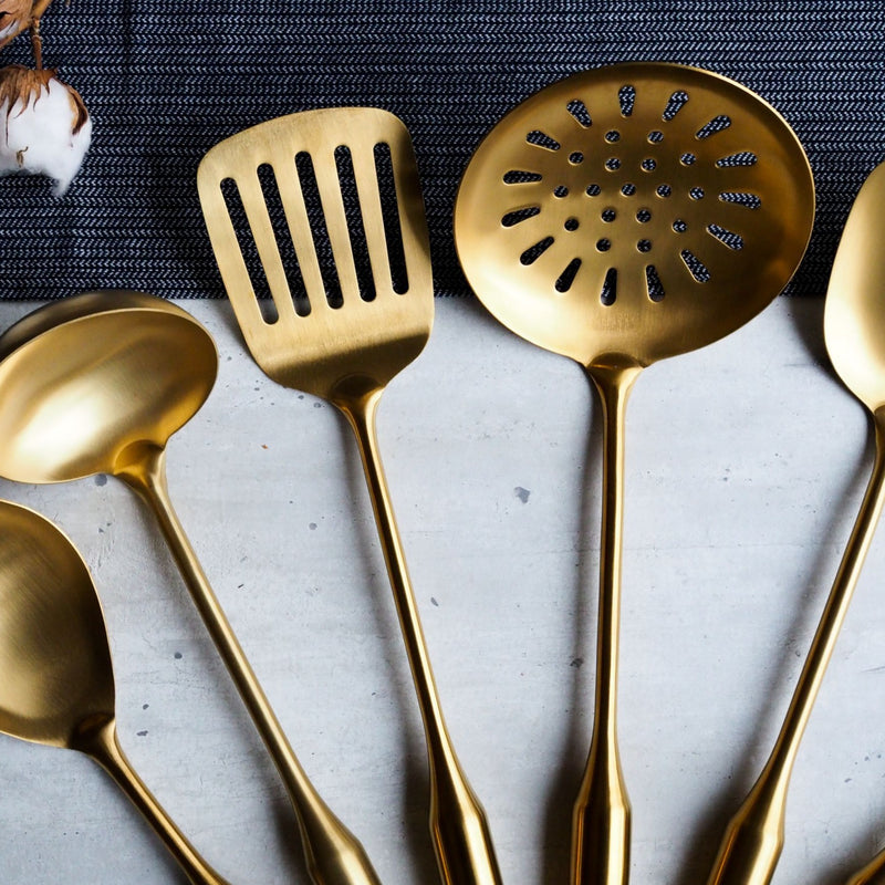 Elegant Spatula Set - Gold