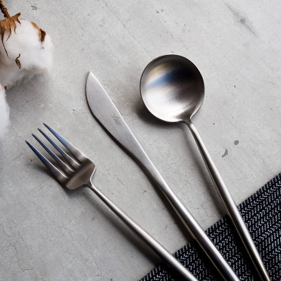 Elegant Appetizer Cutlery - Silver