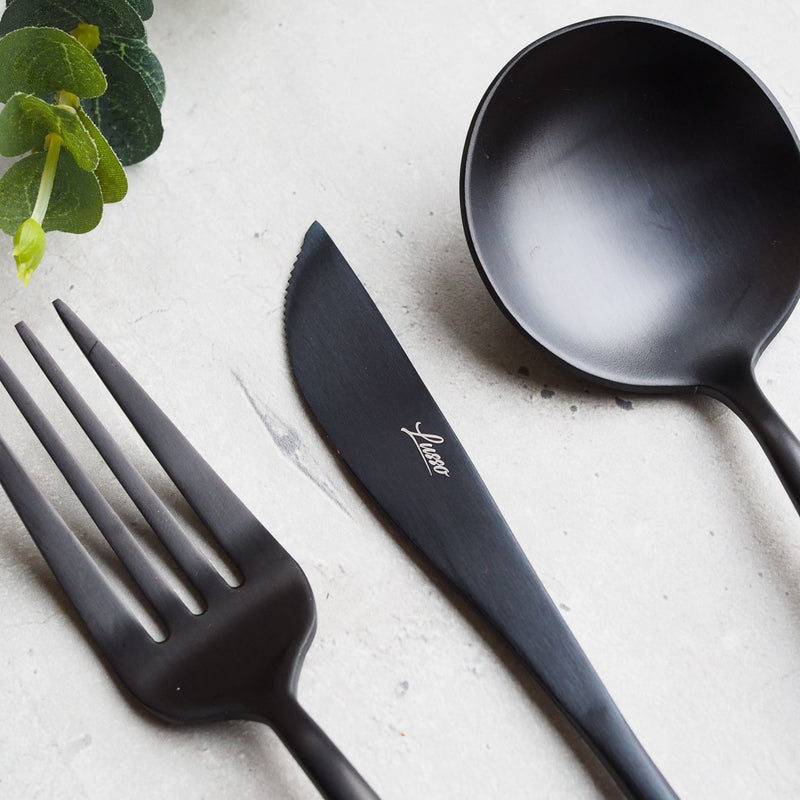 Elegant Cutlery - Black